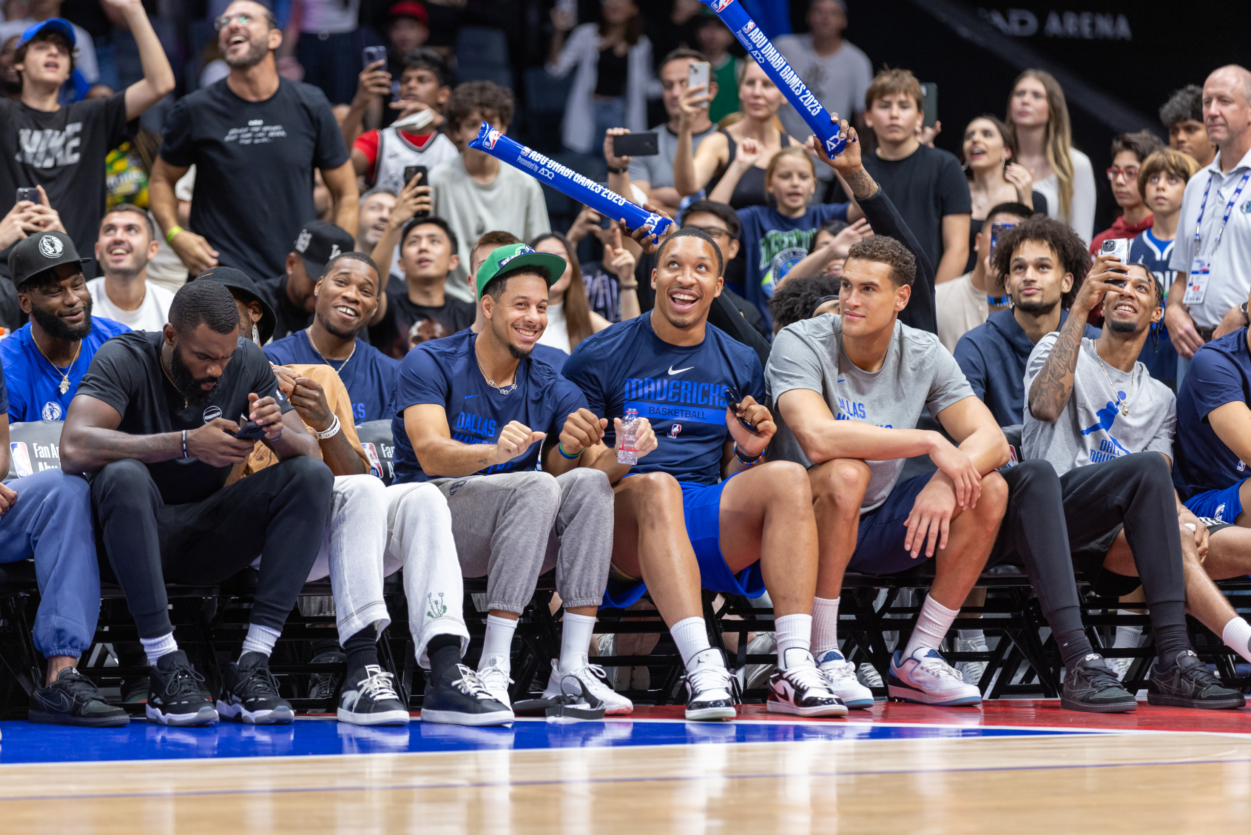 Courtside seats at a EuroLeague game