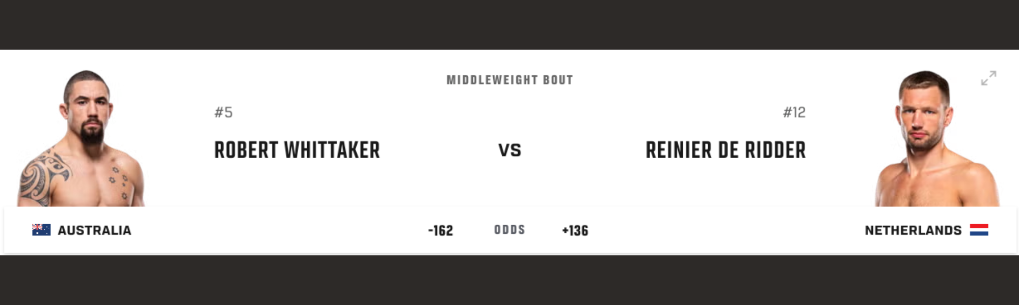 UFC 321 Card