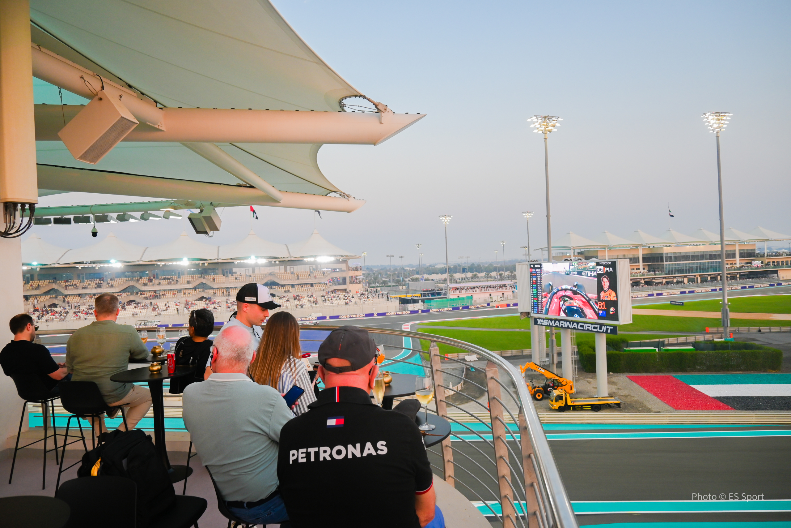 Guests on the Sunset Lounge terrace